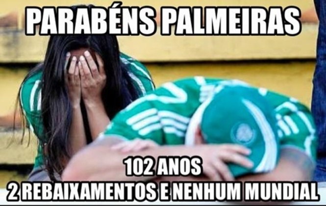 Caneca Palmeiras NÃO Tem Mundial Meme Presente Divertido