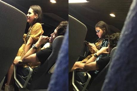 Marquezine foi fotografa com rapaz em NY