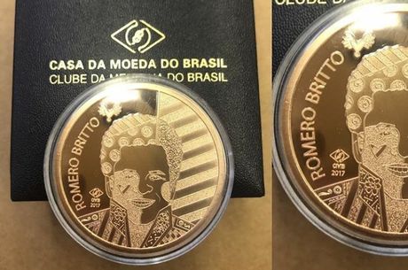A medalha em homenagem a Romero Britto: 10.000 unidades