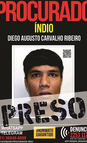 Diego foi preso nesta segunda (13)