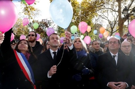 Macron homenageou as vítimas dos ataques de 2015
