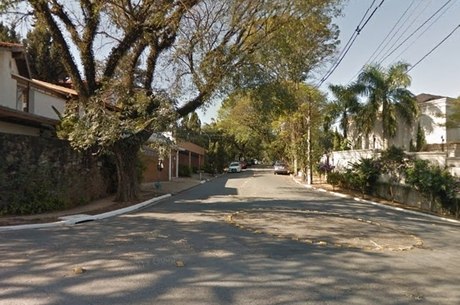 Rua onde aconteceu tentativa de latrocínio