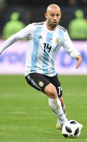 Mascherano esteve em campo