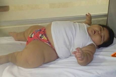 Luis Manuel nasceu com peso normal - de 3,58 kg