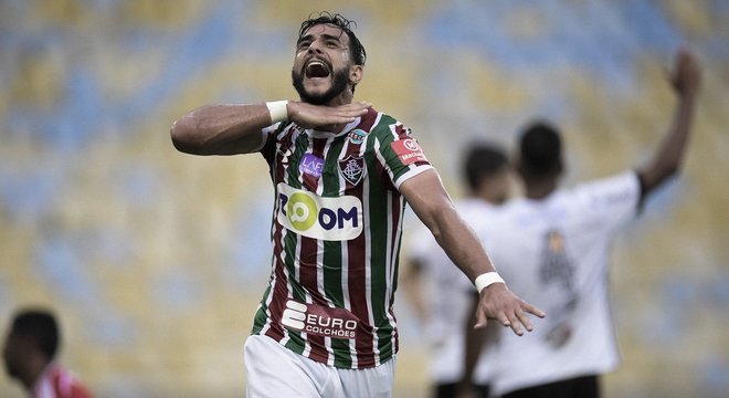 Henrique Dourado, do Fluminense: objetivo é alcançar a artilharia do Brasileiro