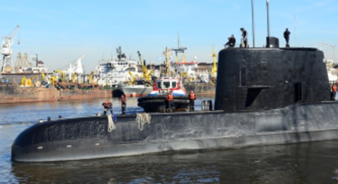 Submarino desapareceu há um ano, em 15 de novembro de 2017