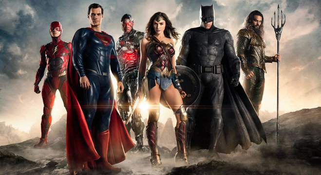 Os heróis do filme da Liga da Justiça