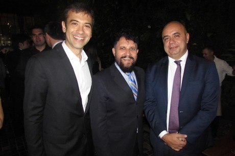 Bruno César Lorencini, Zacarias Pagnanelli e Fernando Mendes, Secretário-geral da AJUFE (Associação dos Juízes Federais do Brasil)