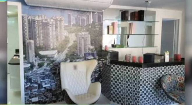 Casa de luxo foi encontrada no alto da favela da Rocinha, em setembro