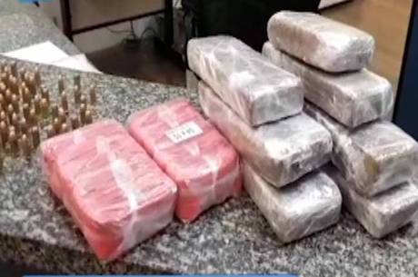 Material foi apreendido em blitz na Ponte Rio-Niterói