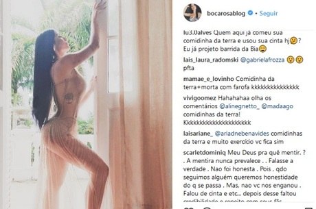 No Instagram, os fãs ficaram revoltados com a blogueira 