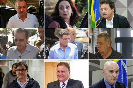Políticos e empresários estão entre os presos em 2017 Políticos e empresários estão entre os presos em 2017