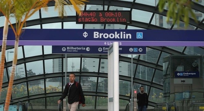 Estação Brooklin, da linha 5-Lilás do Metrô, foi aberta em setembro de 2017