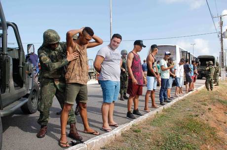 Governo enviou homens do Exército ao RN Governo enviou homens do Exército ao RN