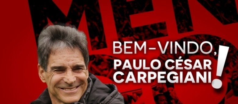 Carpegiani comandará o Flamengo pela terceira vez