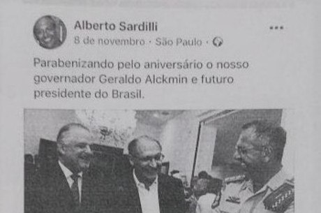 Cópia da publicação do Coronel Sardilli no Facebook