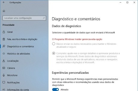 Windows 10 Preview: Builds recentes indicam que ele terá mais opções de privacidade