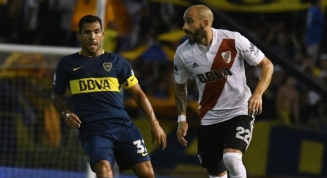 O Boca Juniors, de Tevez, e o River Plate, de Pínola: maiores rivais dos brasileiros na Libertadores 2018