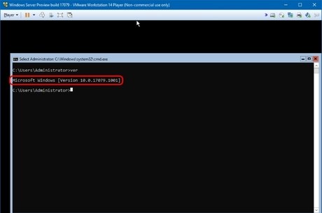 Faça o download do Windows Server Preview build 17079