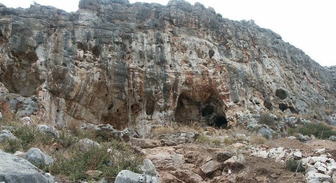 A caverna Misliya, em Israel, fica 90 metros acima do nível do mar 