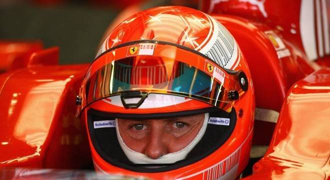 Michael Schumacher quando era piloto de Fórmula 1 da Ferrari
