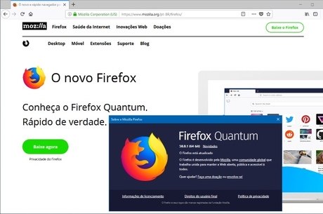 Mozilla Firefox Quantum v58.0.1