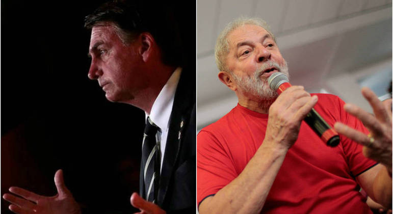 Bolsonaro e Lula
