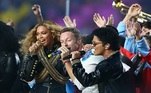 Beyonce, Bruno Mars e Coldplay foram uma das grandes atrações da história do Halftime Show