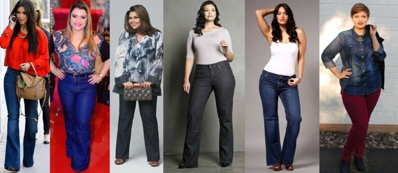 calça jeans para quem tem quadril largo e perna grossa