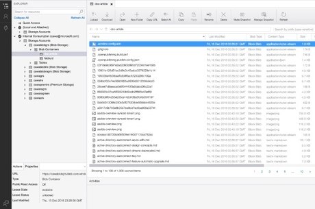 Microsoft Azure Storage Explorer v0.9.4