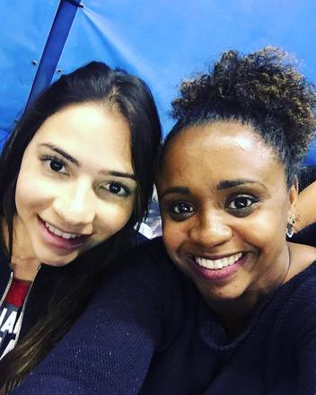 As amizades da Ã©poca de ginÃ¡stica artÃ­stica ainda continuam firmes e fortes: Daiane dos Santos Ã© uma das grandes parceiras de vida...