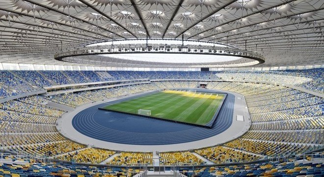 O Olímpico de Kiev, estádio da decisão