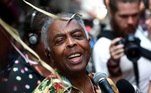 Gilberto Gil canta no bloco forrozin, SP