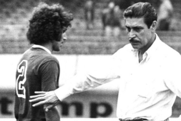 Osvaldo Brandão: três títulos - 1960 (Palmeiras), 1972 (Palmeiras) e 1973 (Palmeiras)