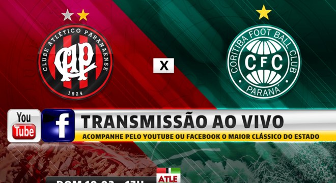 A transmissão de Atlético e Coritiba pela Internet foi um marco