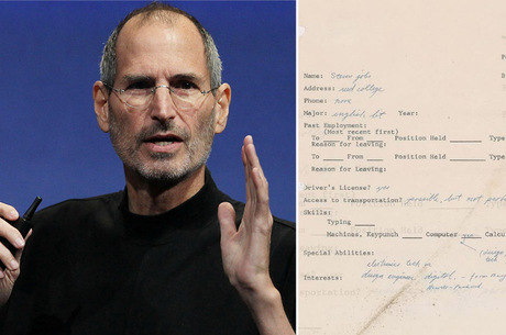 O documento de 1973 já mostrava o interesse de Steve Jobs por tecnologia 