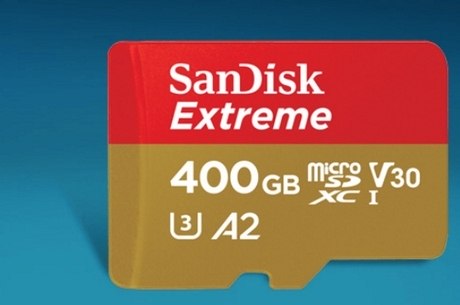 SanDisk lança novo cartão microSD com 400GB