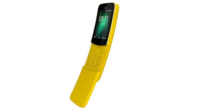 Nokia 8110 foi lançado no Mobile World Congress 2018, em barcelona