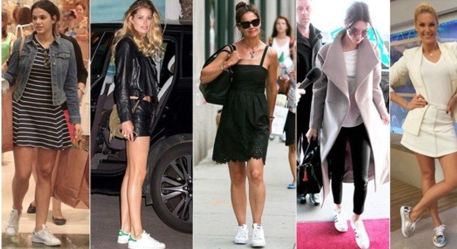 Queridinho da esta o t nis. Confira os looks das famosas