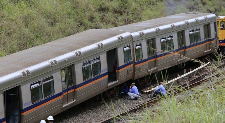 Descarrilamento no metrô
