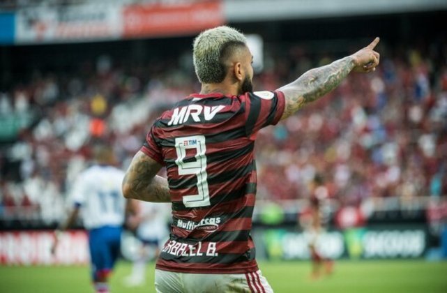 2019 - Gabigol: autor dos dois gols da final da Libertadores daquele ano, conduzindo o Flamengo ao bicampeonato - Foto: Alexandre Vidal/Flamengo