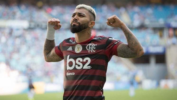 2019 - Gabriel Barbosa (Flamengo) / 2º lugar: Bruno Henrique (Flamengo); 3º lugar: Giorgian de Arrascaeta (Flamengo)