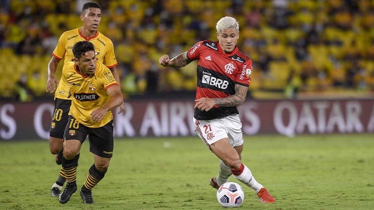 2021: 1º Flamengo - 12 pontos / 2º   Vélez Sarsfield - 10 pontos / 3º LDU - 8   pontos / 4º Unión La Calera - 2 pontos