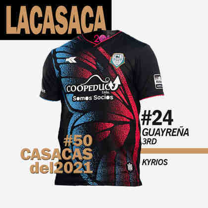 24º lugar: camisa 3 do Guaireña FC-PAR