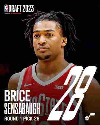 28ª escolha: Brice Sensabaugh (EUA) - Utah Jazz