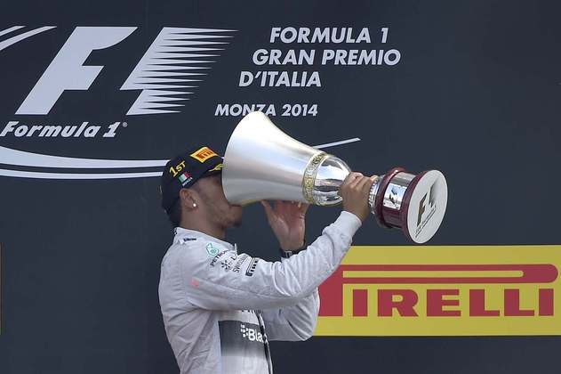 28 - O GP da Itália  de 2014 marcou mais uma vitória de Lewis Hamilton na intensa disputa interna da Mercedes pelo título