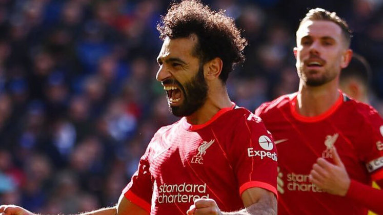 28ª posição: Mohamed Salah (Egito): Liverpool (futebol) - recebe 53 milhões de dólares (aproximadamente R$ 265 milhões)