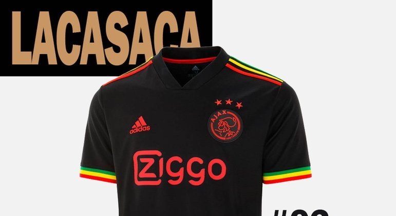 3º lugar: camisa 3 do Ajax-HOL em homenagem a Bob Marley