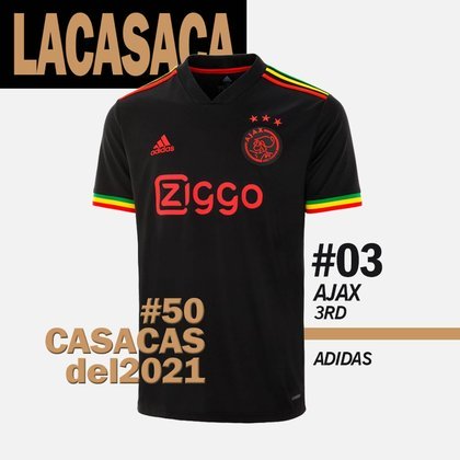 3º lugar: camisa 3 do Ajax-HOL em homenagem a Bob Marley