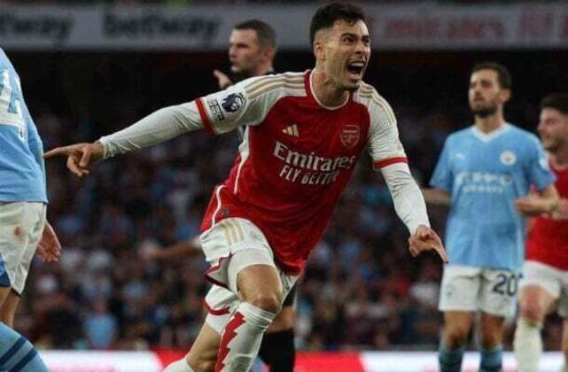 3º lugar: Gabriel Martinelli - O atacante do Arsenal, de 22 anos, tem valor de mercado estimado em 85 milhões de euros (R$ 456 milhões na cotação atual) - Foto Divulgação/Arsenal